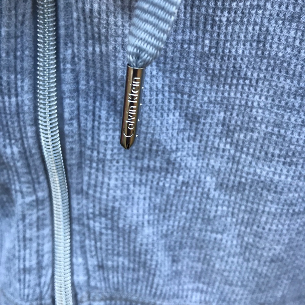 Calvin Klein, Gray, Performance Hooded Sweatshirt - Picture 6 of 8